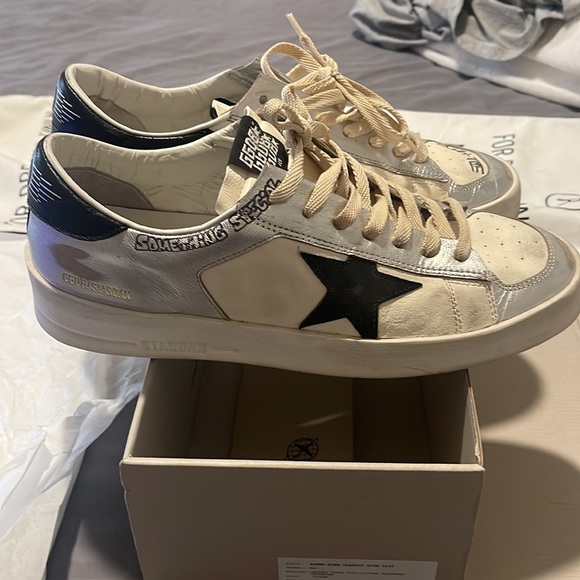 GOLDEN GOOSE SUPER STARS UNISEX NEW SIZE 43 US size 9-9.5 RARE - Picture 4 of 11